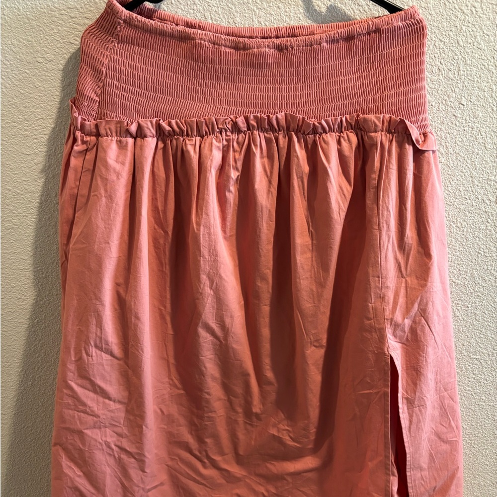Anthropologie Pink Maxi Skirt